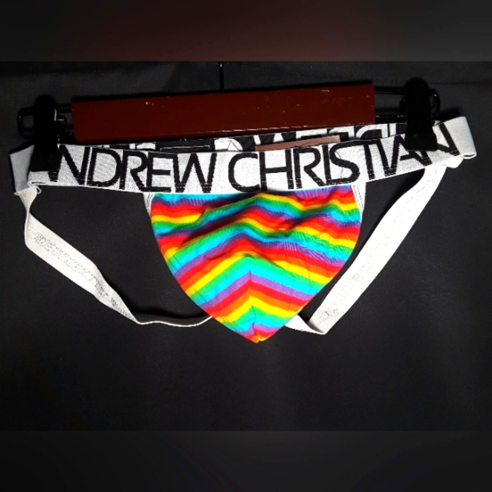 ANDREW CHRISTIAN PRIDE JOCK size Large NWT